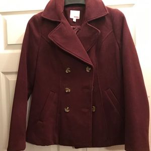 BONGO Burgundy Peacoat